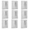 9 Pack: White Flat 14" x 18" Shadow Box by Studio Décor®